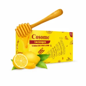 cosome-honey-and-lemon-flavour-lozenges-1-strip-8-tablets