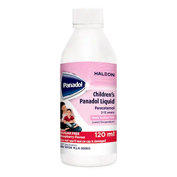 Panadol Childrens Liquid Sugar Free 120ml