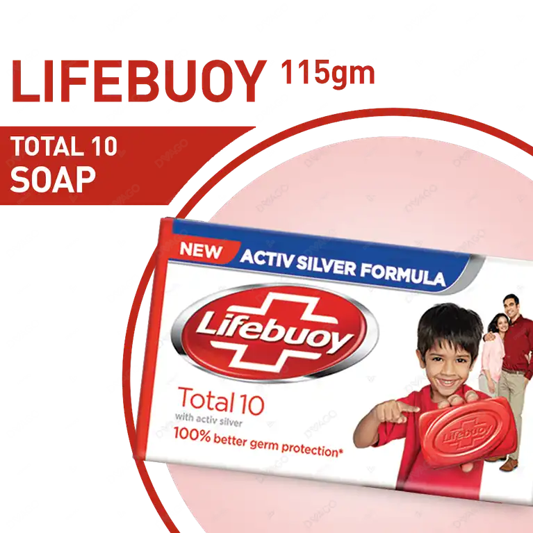 Lifebuoy Total 10 With Activ Silver Soap 112g