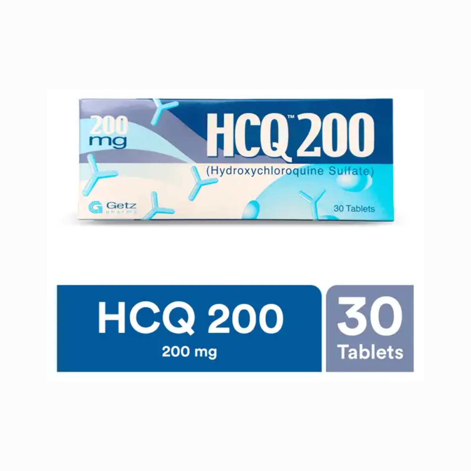 HCQ Tablets 200mg (1 Strip = 10 Tablets)