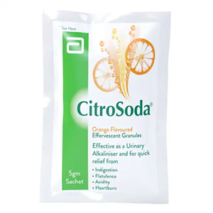 Citro Soda Powder Sachet Orange 5g (1 Box = 20 Sachets)