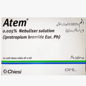 Atem Nebuliser Solution 0.025 % - 10 unit