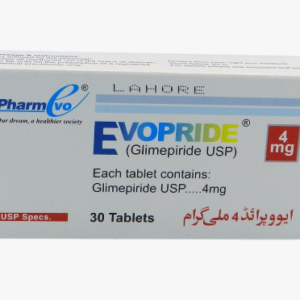 Evopride Glimepiride (4mg) 30 Tablets
