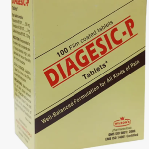 Diagesic-P 500mg / 70mg / 3mg 100 Tablets