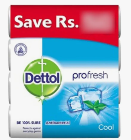 Dettol Cool Bar Soap 4 x 115g