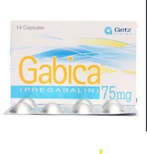 Gabica 75mg 14 Capsules