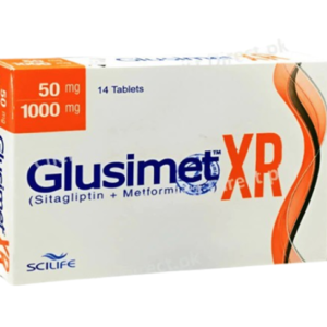 Glusimet XR (50mg+1000mg) Tablet 14 Pieces