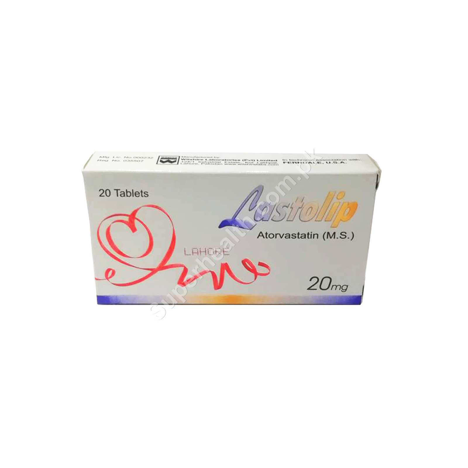 Lastolip Tablets 20mg x 20pcs