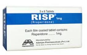 Risp 1mg Tablets 18's