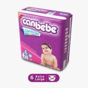 Canbebe Baby Diaper Extra Large Size 6 (16+ kg) 24 Pieces