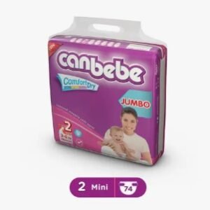 Canbebe Baby Diaper Mini Jumbo Size 2 (3-6kg) 70 Pieces