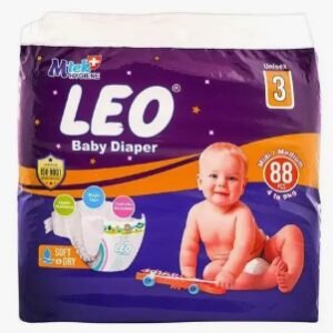 Leo Soft & Dry Baby Diaper No. 3 Midi Medium (4 to 9Kg) 88 Pieces