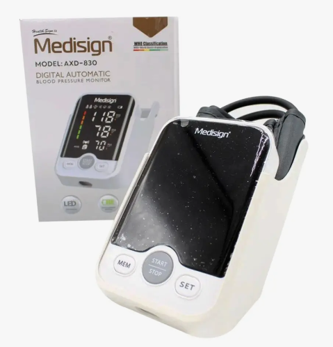 Medisign (AXD-830) Digital Automatic Rechargeable Blood Pressure Monitor 1 Unit