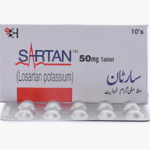 Sartan 50mg 10 Tablets