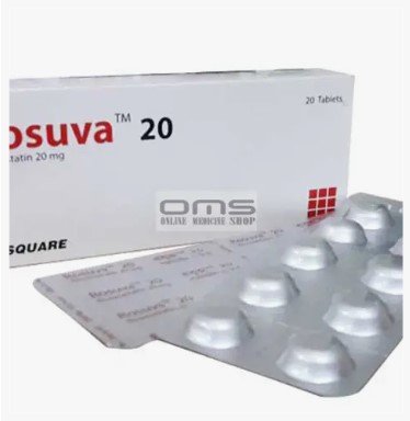 Rosuva 20mg 20 Tablets