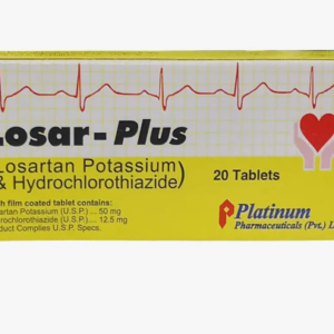 Platinum Losar-Plus 20 Tablets