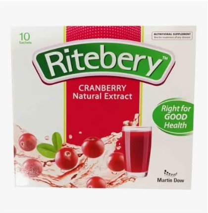 Ritebery Cranberry Extract 10 Sachets