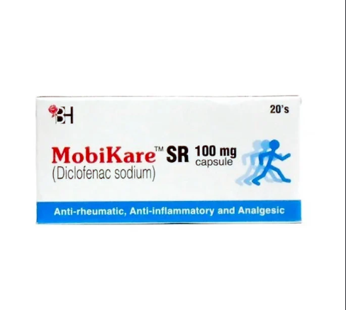 Mobikare SR 100mg Cap 20's