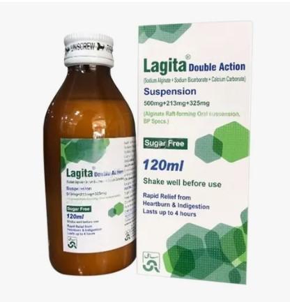 Lagita Double Action Syrup Sugar Free 120ml