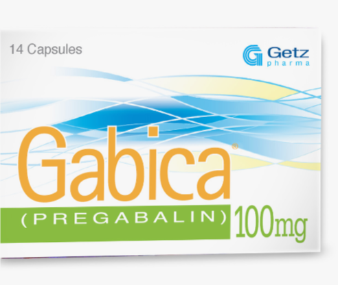 Getz Pharma Gabica Capsules 100mg 14 Capsules