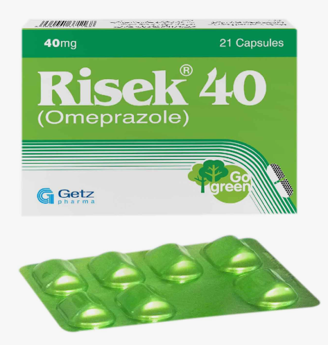 Risek 40mg Capsules 21pcs