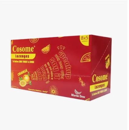 Cosome Lozenges Orange 8 Tablets