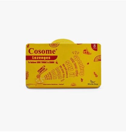 Cosome Lozenges Honey & Lemon 8 Tablet