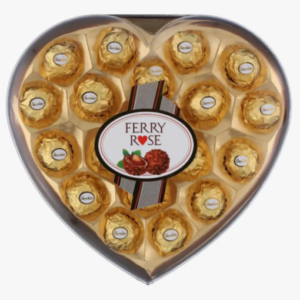 Ferry Rose Chocolate Heart (T18) 225g