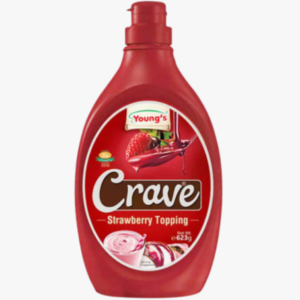 Young's Crave Strawberry Topping 623g