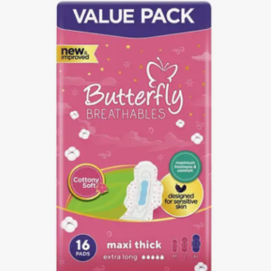 butterfly-breathables-cotton-soft-maxi-thick-long-pads-value-pack-16-pieces