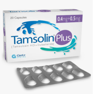 Tamsolin Plus 0.4/0.5 mg Capsules 20's