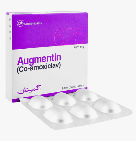 Augmentin 625mg Strip Tablets 6 Pieces