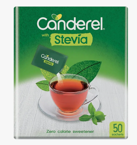 Canderel Stevia Sweetener 50 Sachets