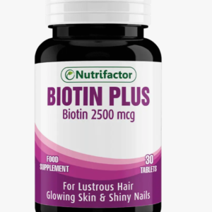 Nutrifactor Biotin Plus 30 Tablets x 2500mcg