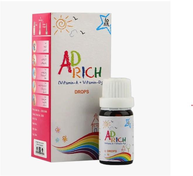 AD Rich (Vitamin A + Vitamin D3) Drops 10ml