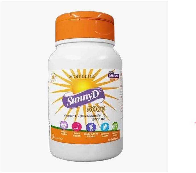 SunnyD 5000 Softgel 30 Capsules