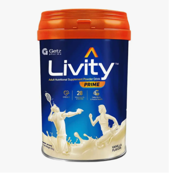 Livity Prime Vanila 400g Tin Pack