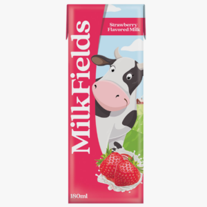 Milk Fields Flavored Milk Strawberry 180ml