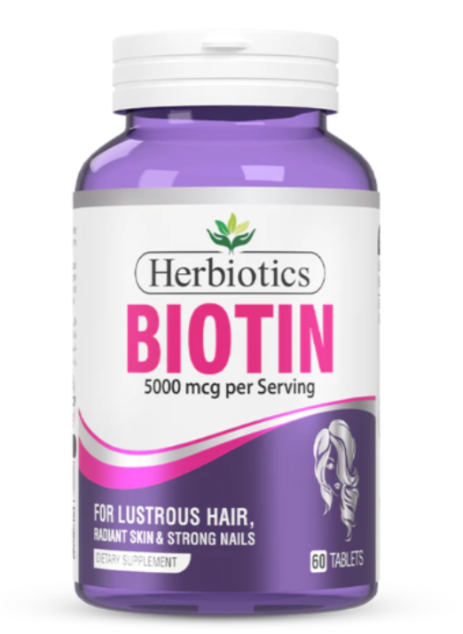 Herbiotics Biotin 5000mcg Tablets