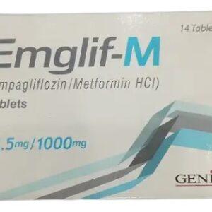 EMGLIF TAB M 12.5 1000MG 28S