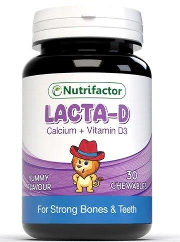 Nutrifactor Lacta-D Calcium + Vitamin D3 Chewable Tablets