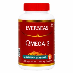 Everseas Omega-3 Maximum Strength Softgels