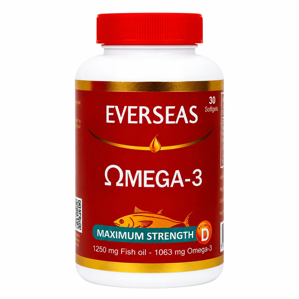 Everseas Omega-3 Maximum Strength Softgels