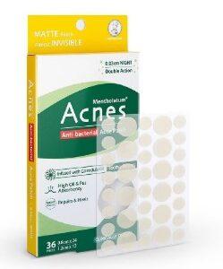 Acnes Anti Bacterial Super Thin Patch with Calendula Extract Night 0.03cm Soothe Redness 36 Pieces