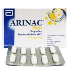 Arinac Ibuprofen 10 Tablets