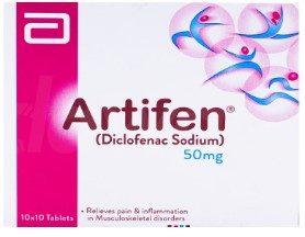 Artifen 50mg Tablets 10's
