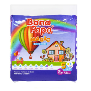 Bona Papa Baby Diaper Magic Mega Extra Large Size 5 (13kg Plus) 64 Pieces