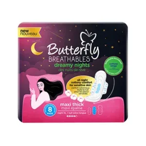 butterfly-dreamy-nights-cotton-maxi-thick-8-pieces