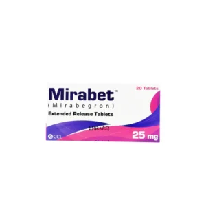 CCL Mirabet 20 Tablets 25mg