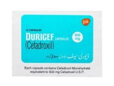 Duricef Cefadroxil (500mg) 12 Capsules